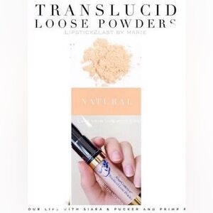 Brand New -Retired- SeneGence Natural Loose Powder in brush packaging